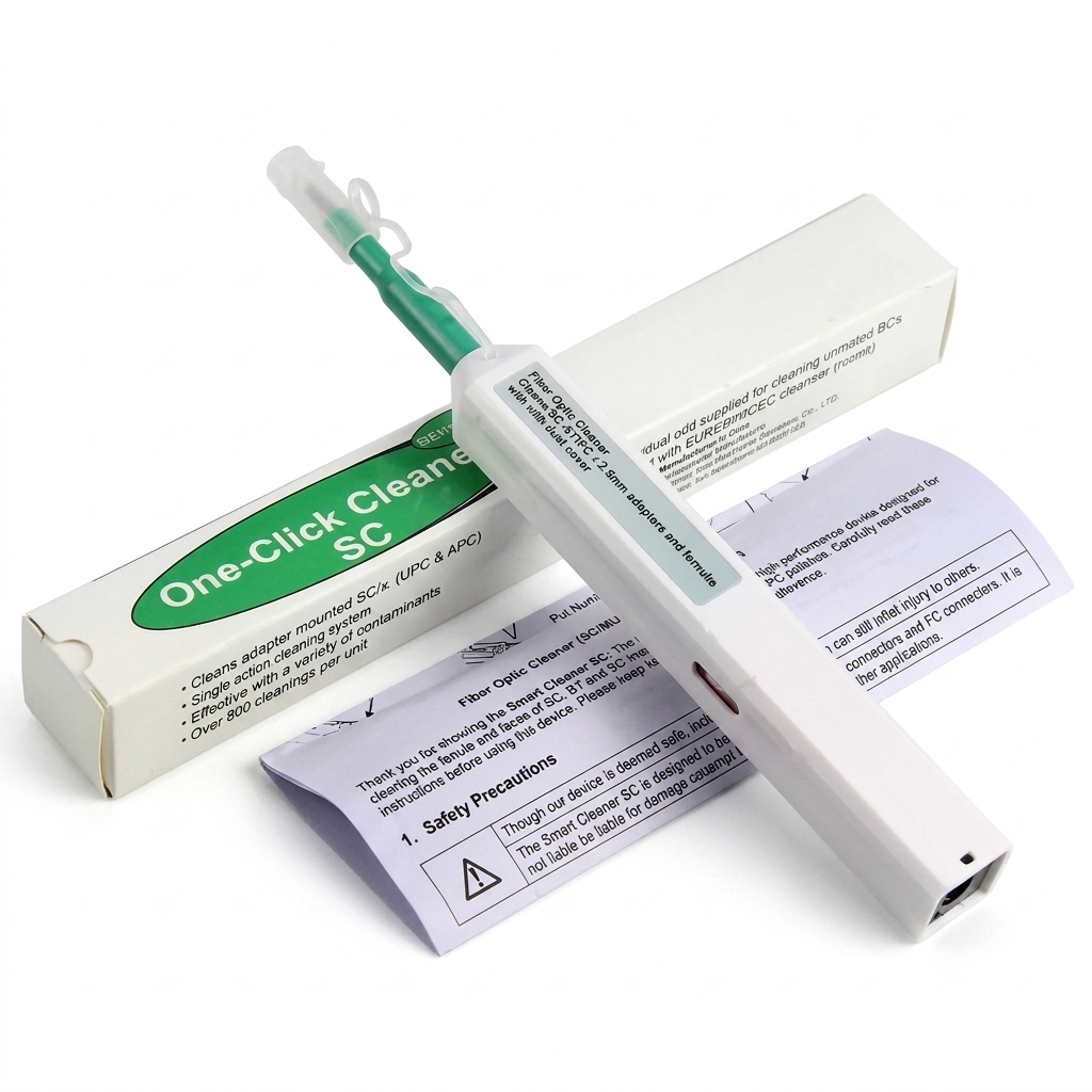 One Click Fiber Optic Cleaning Pen (2.5mm FC/SC/ST)- box with 50 units